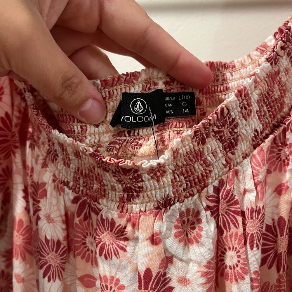 Volcom Summer Floral Midi-Dress